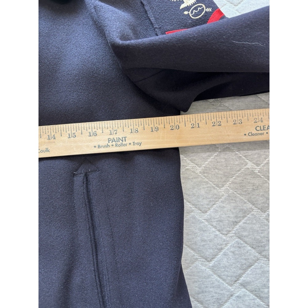 US Navy Military Wool Pea Coat Mens 30 Blue Naval Pembroke Button Issued - Picture 11 of 12